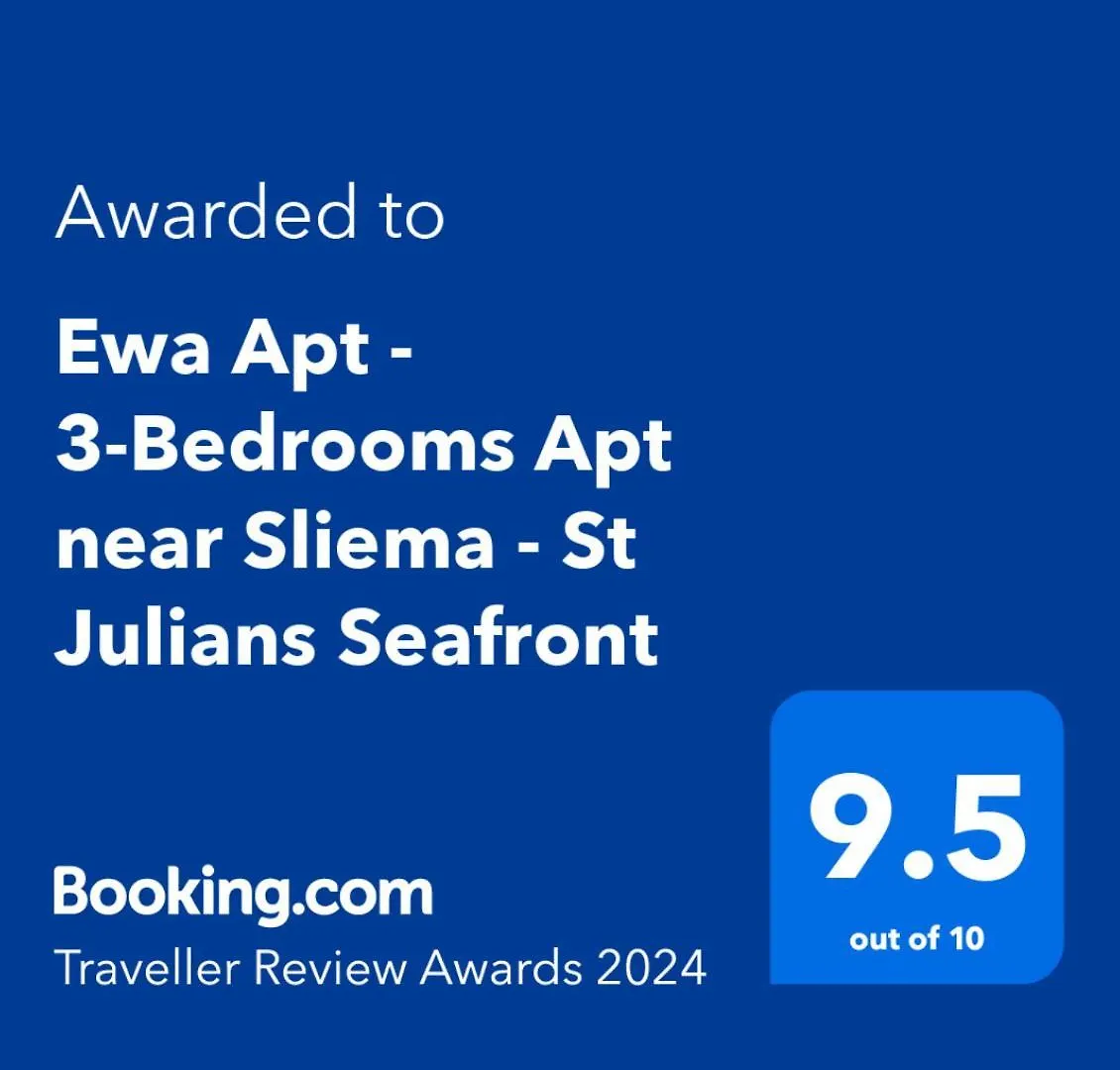 Apartment Ewa Apt - 3-Bedrooms Apt Near Sliema - St Julians Seafront Gzira Malta